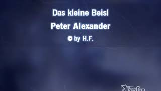 Miniatura de "Peter Alexander - Das kleine Beisl"