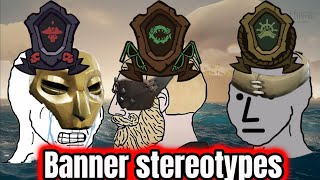 Sea of Thieves stereotypes. Ship banners | Sea of Thieves 2024 |