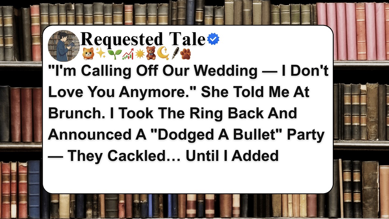 She Called Off Our Wedding at Brunch — So I Took the Ring Back and Threw a “Dodged a Bullet”