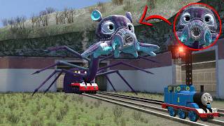 Building a Thomas Train Chased By New Giant Cursed Thomas and Friends Family In Garry's Mod! screenshot 3