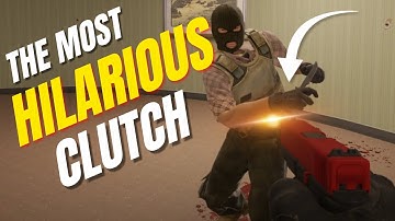 The Most Hilarious 1v3 Clutch with 4 HP #cs2 #clutch #funny
