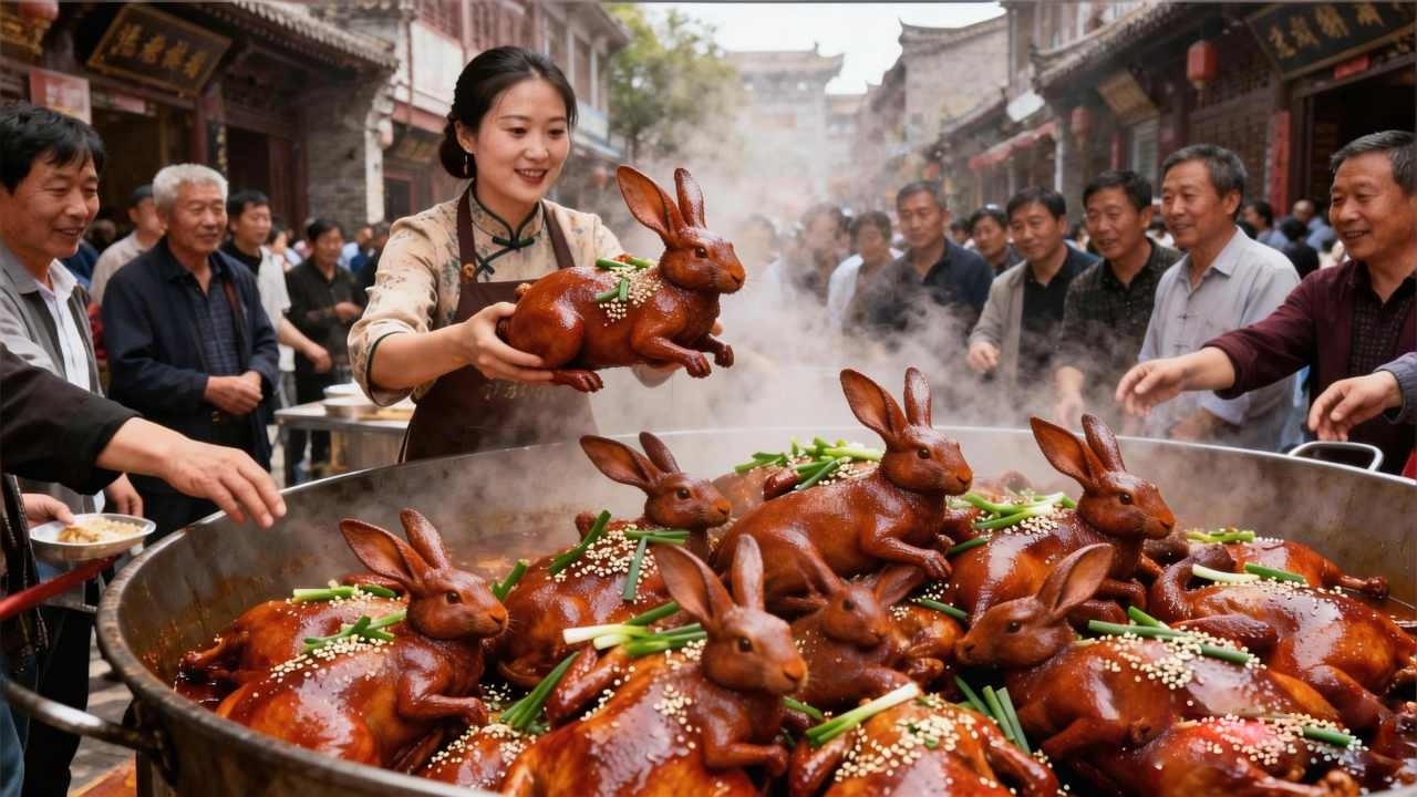 四川自贡特色美食鲜锅兔，麻辣鲜香嫩麻中见辣，鲜中回甘以食为脉以味传家【行走的阳哥】