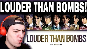 BTS Louder Than Bombs Lyrics REACTION!