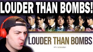 BTS Louder Than Bombs Lyrics REACTION!