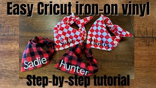CRICUT DOG BANDANA CUSTOMIZATION TUTORIAL -BEGINNER FRIENDLY! 🚨WITH LINKS🚨