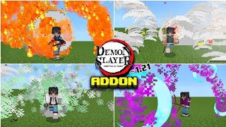 Demon Slayer MOST EPIC Mod for Minecraft PE 1.21.31+ TOP 3 NEW DEMON SLAYER MODS FOR MINECRAFTPE1.21 screenshot 3