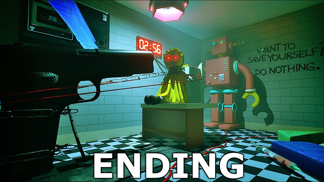 [SAW MOVIE INSPIRED GAME] Lil Doll House - Full Gameplay Playthrough (ENDING)