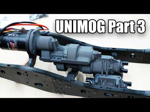 Casadio UNIMOG 3d Printed RC Truck Build Part 3: Driveline