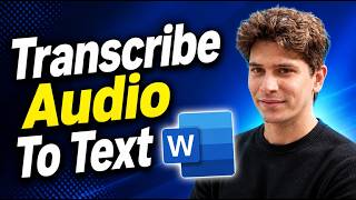 How To Transcribe Audio To Text In Microsoft Word Online [2026 Guide]