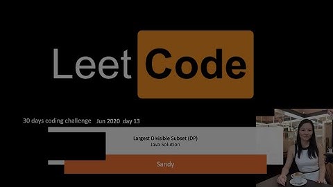 Largest Divisible Subset leetcode (dp) java solution