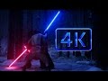 Star wars episode vii the force awakens  finn  rey vs kylo ren 4k 60fps