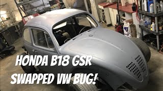 Honda GSR Swapped VW Bug!