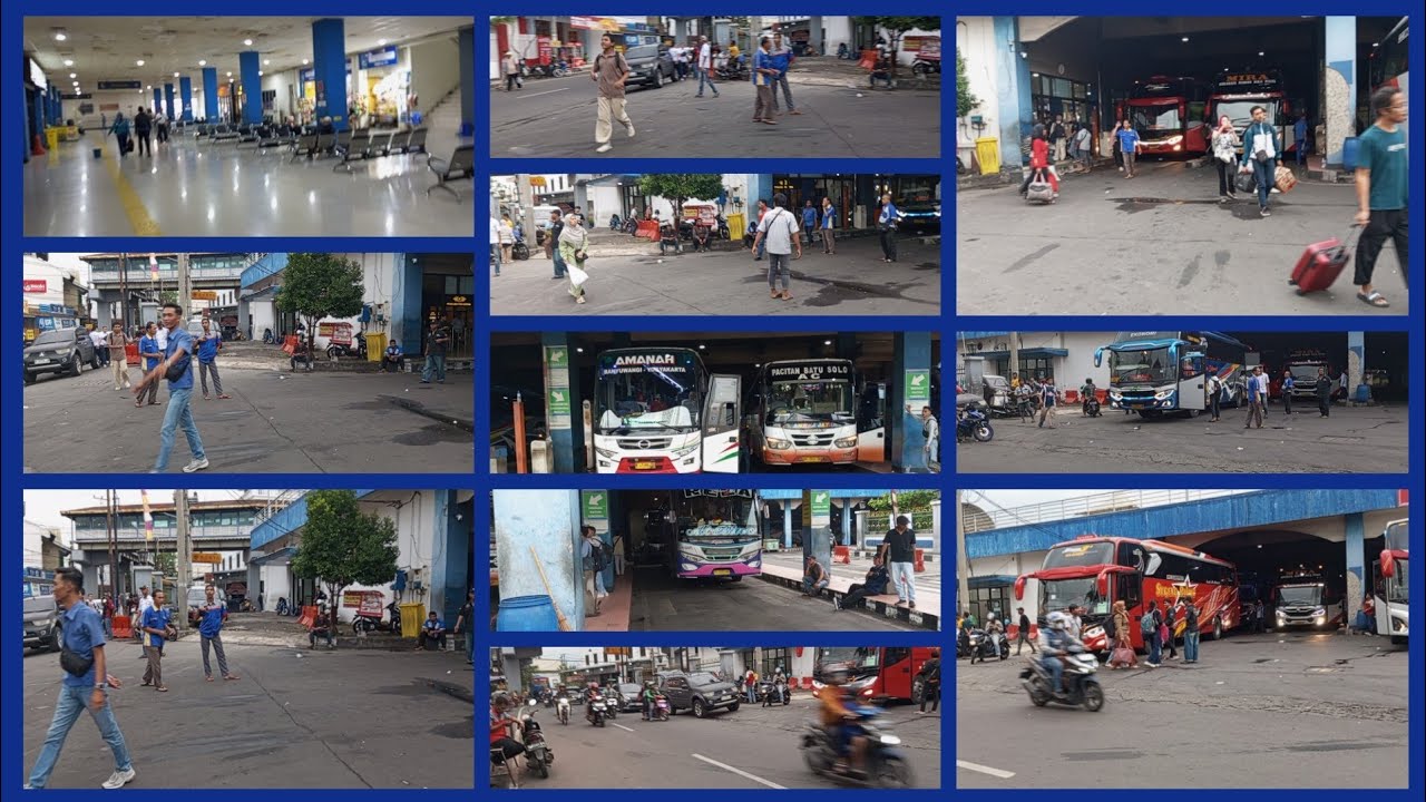 Situasi Terkini Pintu Timur Terminal Tirtonadi H-1 Liburan Natal 2025