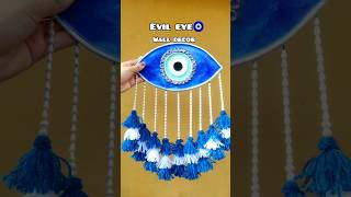 evil eye 🧿 wall hanging for Diwali final part✨🌺 #diy #wallhangin #wallhanging  #homedecor #evileye