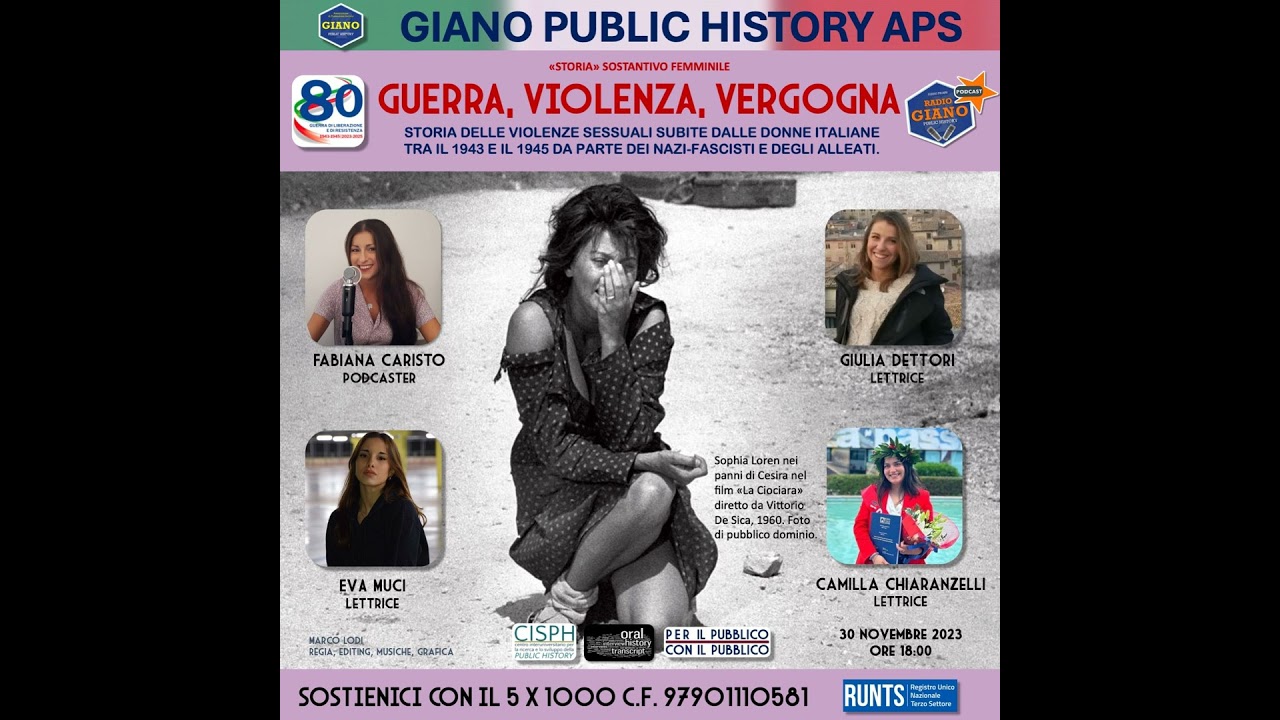 GUERRA, VIOLENZA, VERGOGNA | Fabiana CARISTO
