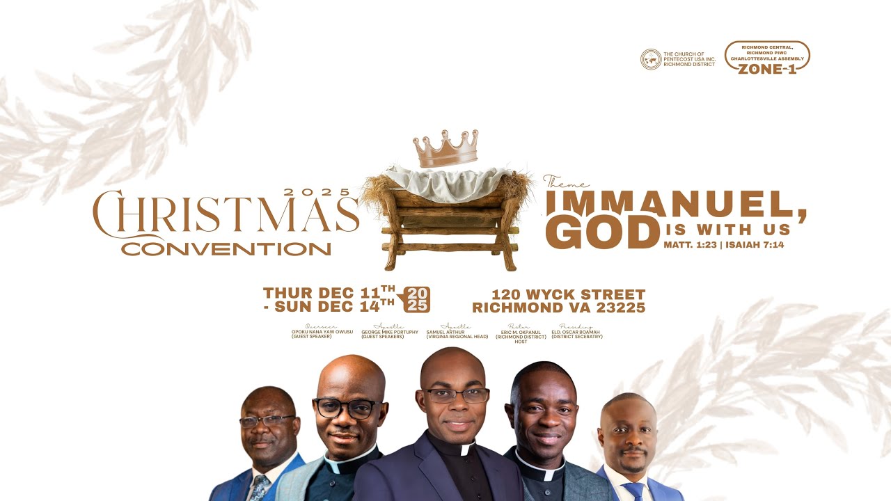 CHRISTMAS CONVENTION (RICHMOND DISTRICT) FRIDAY NIGHT