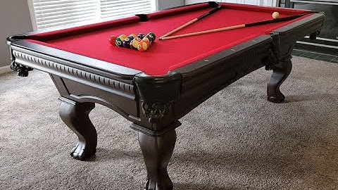 New Pool Table assembly