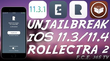 iOS 11.3.1/11.4 B3/11.3 IMPORTANT SEMIRESTORE / ROLLECTRA UPDATE (Unjailbreak and Keep Data)