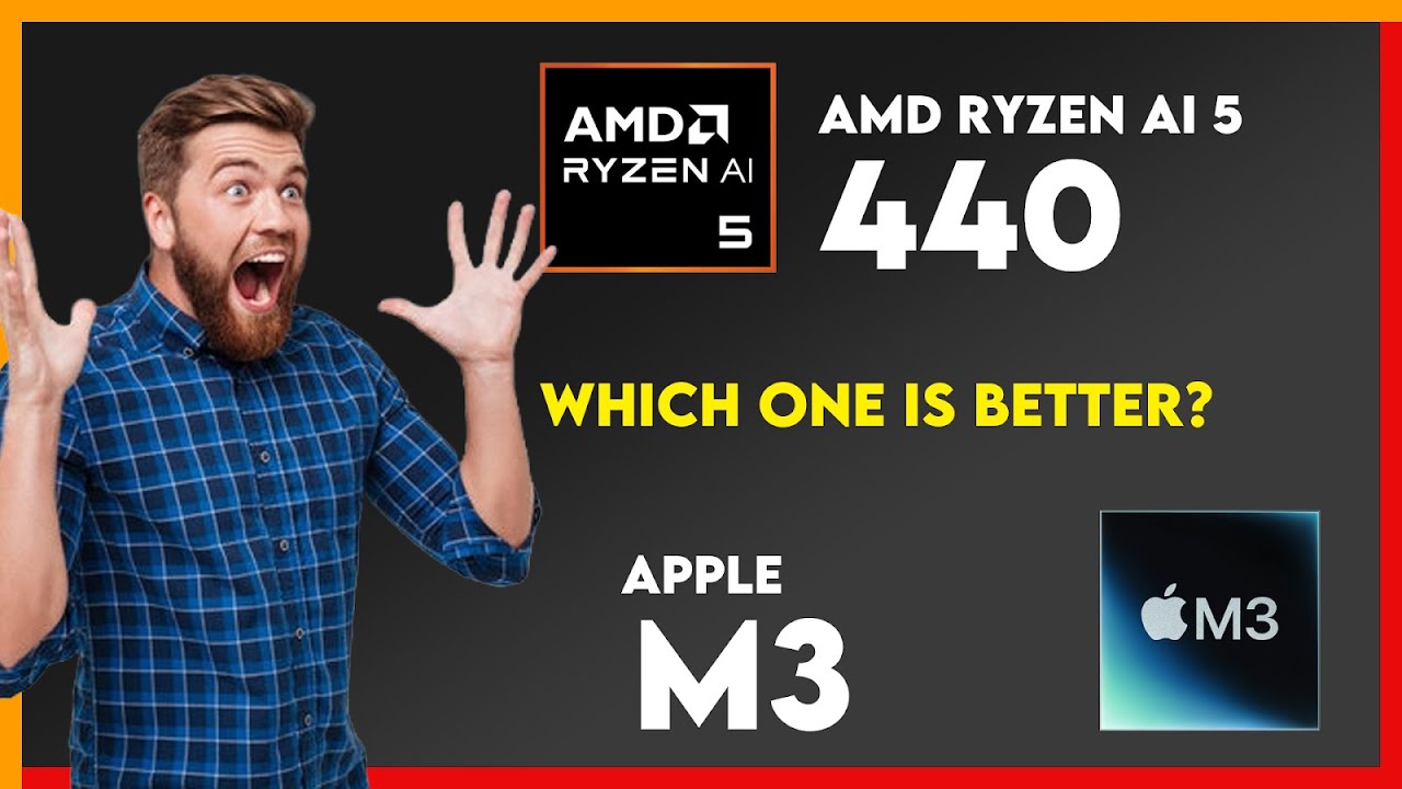 AMD Ryzen AI 5 440 vs Apple M3 Comparison - YouTube