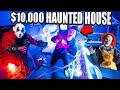 $10,000 Box Fort Haunted House! Scary Halloween Challenge