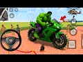 🤑Spiderman Purchase by Hulk Monster bike&amp;Red Spiderman 3D Game🎮Indian Theft Auto🥳In Police SUV Game💥