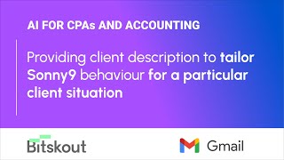 Sonny9 - Providing client details to customize the questions to bank statements