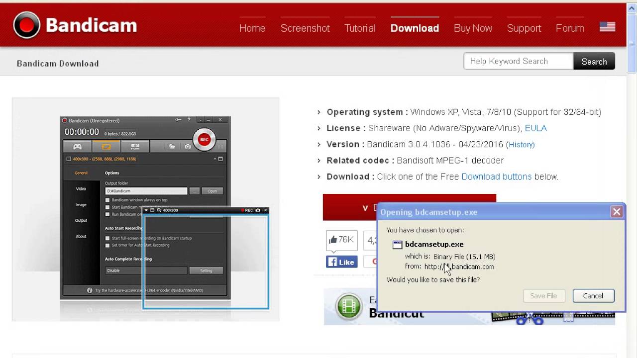 Скачать bandicam на пк