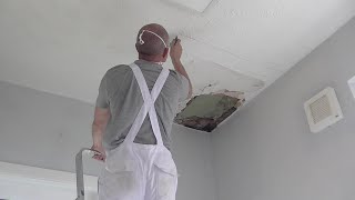 Artex Ceiling Water Damage Repair You