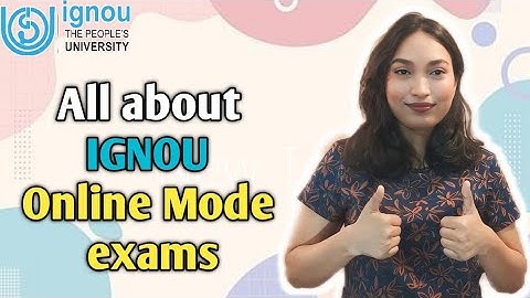 How IGNOU Online mode exams are held? #ignouonline #ignouonlinehelp