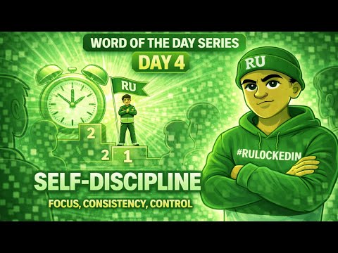 Day 4 – SELF-DISCIPLINE | MISSION: Word of the Day Series