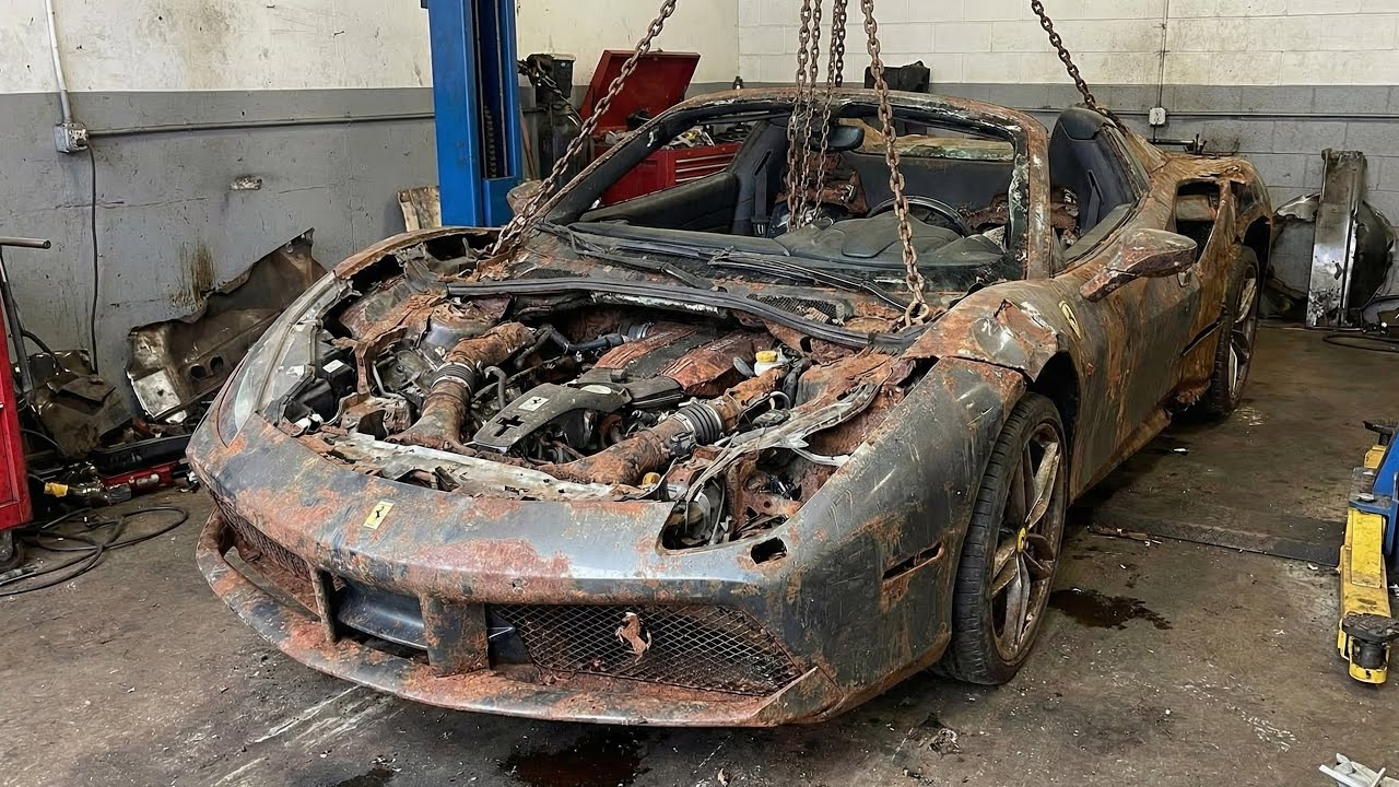 Ferrari 488 Spider Rebuild – $300,000 Supercar Restoration from Crash to Glory!