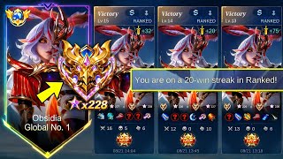 OBSIDIA UNLIMITED PASSIVE DAMAGE BUILD 2026!!💀 (high rank auto winstreak!!) - Mobile Legends