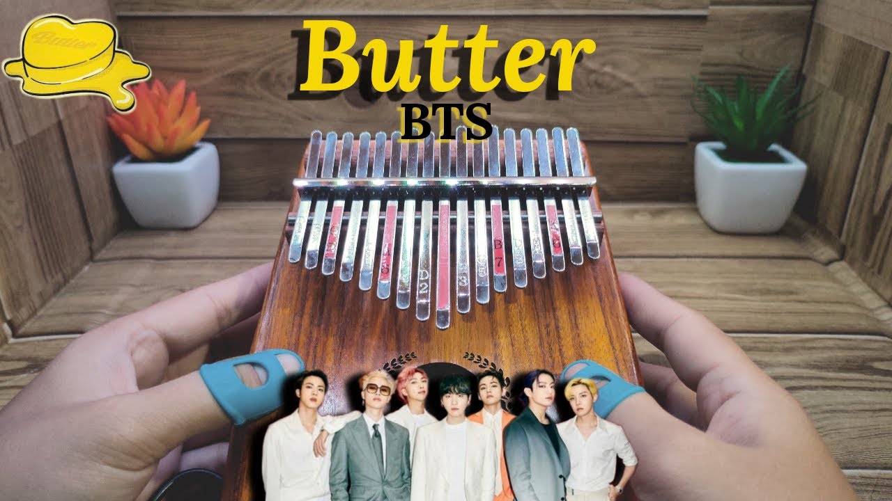 BTS (방탄소년단) 'BUTTER' Kalimba Cover with Numbered Tabs (Easy) YouTube