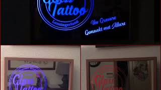 Graveer Atelier Glass Tattoo Ledlightmirror