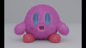 TIME-LAPSE OF KIRBY | BLENDER | 3D SPEED MODELING