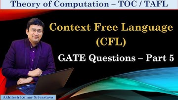 GATE Questions on Context Free Languages - Part 5