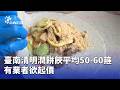 清明潤餅價格上漲