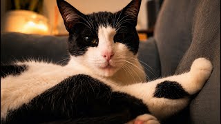 ASMR overexplaining my cat Norman (semi-inaudible whispering)