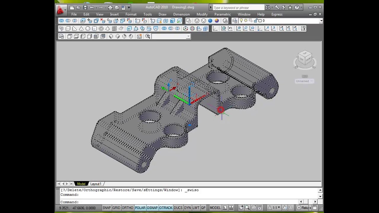 Tutorial AutoCAD 3D Komponen Mekanik Part003 YouTube Tutorial AutoCAD 3D Komponen Mekanik Part003 YouTube