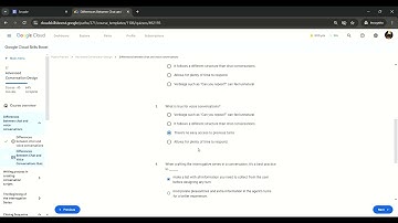 Google Cloud Skills Boost - Differences Between Chat and Voice Conversations Quiz 1  | Full Solution