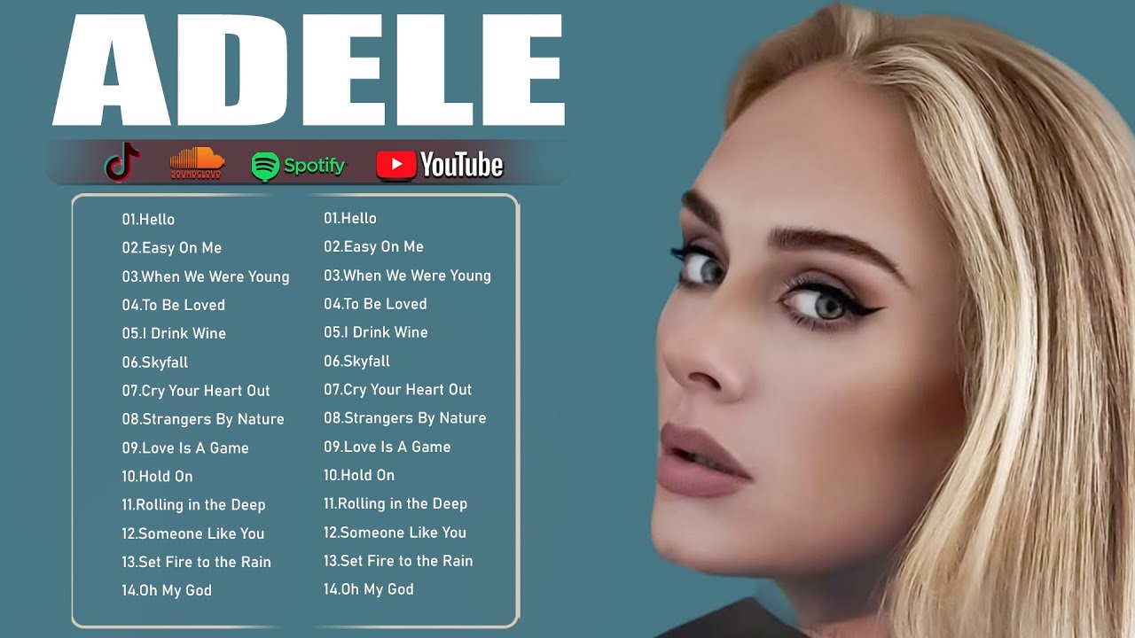 ADELE Greatest Hits Collection Of All Time _ Adele Best Songs Full Album _ #adele ADELE Greatest Hits Collection Of All Time _ Adele Best Songs Full Album _ #adele