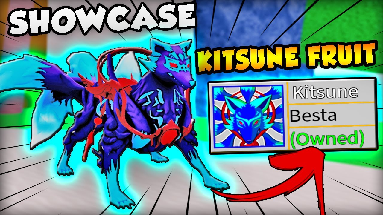 NOVA KITSUNE FRUIT LEVEL MAXIMO SHOWCASE !! NOVA ATUALIZAÇÃO BLOX ...