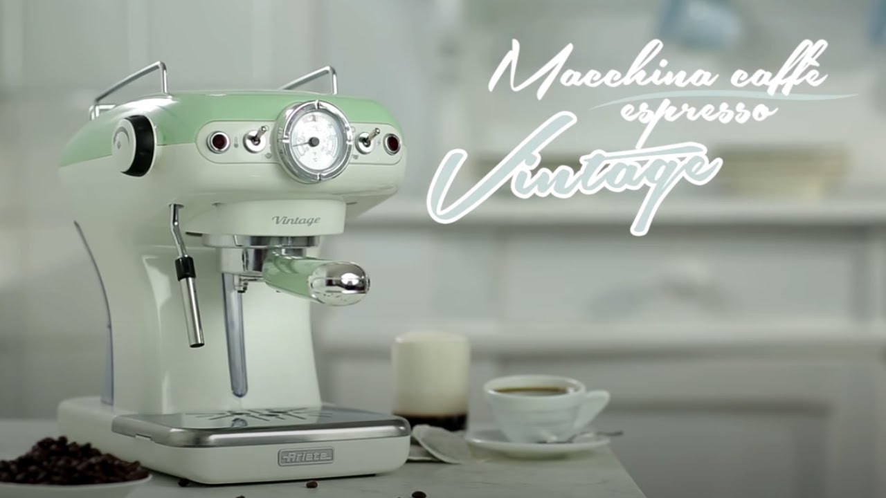 Macchina per caffè espresso Vintage, Ariete 1389 Verde