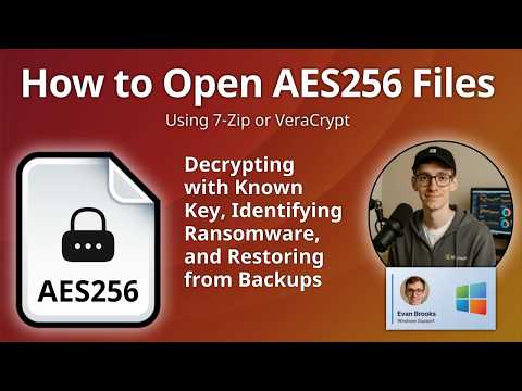How to Open AES256 Files (AES-256 Encrypted)
