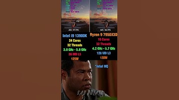 Core i9 13900K vs Ryzen 9 7950X3D - Shocking!!💥⚔️ #pcgaming #benchmark #amd