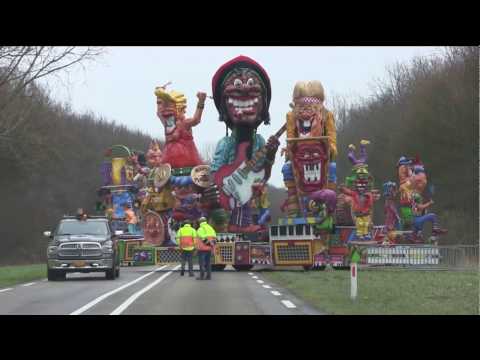 Pas op!! Overstekende Carnavalswagens - Eendrachtsweg Tholen Halsteren