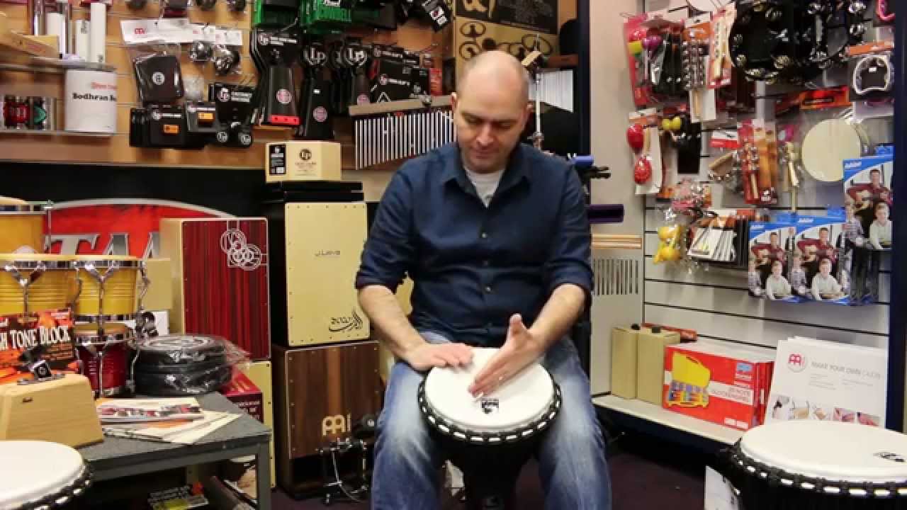 Toca Freestyle II Rope-Tuned Djembe - YouTube