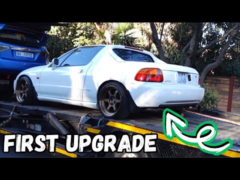 CRX Del sol gets its first upgrade #honda