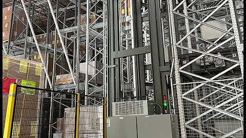 Automated VRC For AGV Rack System Retrieval And Storage