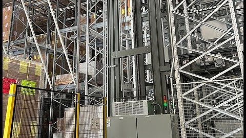 Automated VRC For AGV Rack System Retrieval And Storage